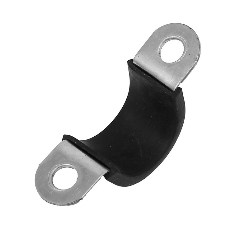 sourcingmap 18mm U Clips EPDM Rubber Lined Mounting Brackets Clamps