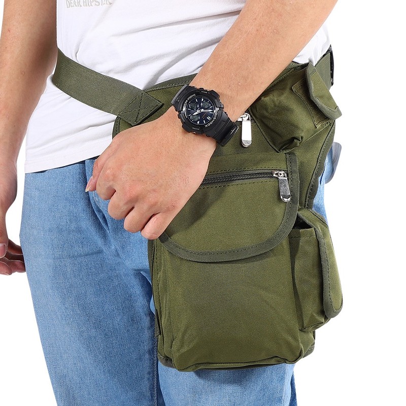 Multi Pockets Drop Waist Leg Bag Military Utility Motorcycle Racing
