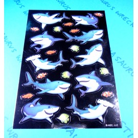 American Greetings Sharks & Fish Stickers Sheet American Greetings