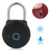 W08 Smart Fingerprint Padlock USB Rechargeable Security Lock IP65 Waterproof