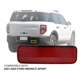 Auto Parts Avenue APA Replacement for Rear Bumper Reflector 2021 2022 BRONCO Sport Passenger Right Side M1PZ13A565A FO1185123