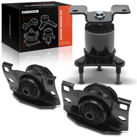 A-Premium 3PCS Front Engine Motor Mount and Transmission Mount Set Compatible with Nissan Frontier 2005-2019, Pathfinder 2005-2012, Xterra 2005-2015, 4.0L, RWD, Replace# 112201PE0A, 113209CA0C