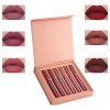 Set De Pintalabios Mate, Paquete De 6 Mascarillas Labiales G