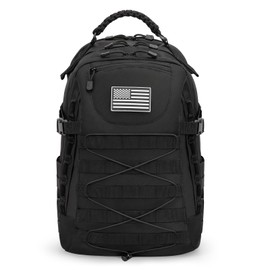 Urban Braver 25L Tactical Backpack for Men: Military MOLLE Assault Rucksack 900D with Laptop Compartment EDC Daypack Used for Hiking,Work,Sports,School,Travel