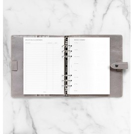 Filofax A5 Size Organizer Household Planner Refill, 8.27-inches Height, White, B132926
