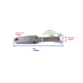 Yamasco 6 G1 – 43116 6E0 – 43118 Yamaha Outboard 6 G1 43116 648 – 43114 Clamping Screw Set Bar Pad Plate Swivel Pin