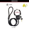 Master Lock Cable Lock with Key 1m Ideal for Scooter
