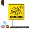 Voila Print Pack of 3 Turtle Crossing Yard Sign -
