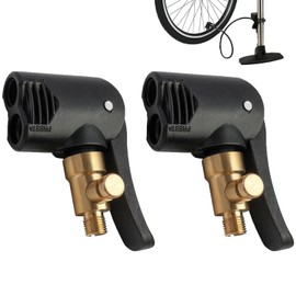 Aidqxbaoer Set of 2 Car Valve Lever Connectors, Brass, Adaptor French Valve, Car Valve Adapter, for Cars, Bicycles, Motorcycles