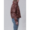 JOUJOU Women's Cheetah Print Puffer Jacket, Stylish & Trendy Coat,