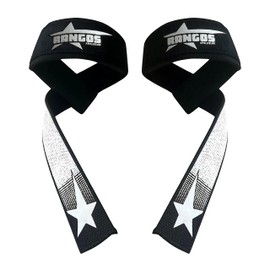 Rangos Lifting Straps - Extra Long Length Premium Neoprene Padded Heavy Duty Weightlifting Gym Straps With Gel Anti-Slip Technology For Deadlift, Gym, Bodybuilding