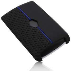 FOAMO FOAMO Autoschlssel Hlle Silikon kompatibel mit Renault 4-Tasten Smartkey (nur Keyless-Go) Schutzhlle Cover in Schwarz-Blau