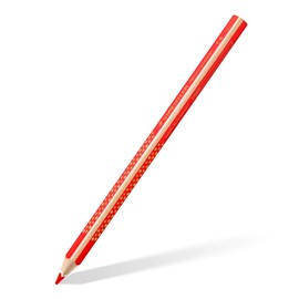 STAEDTLER Buntstift Noris jumbo, lichtblau, erhöhte Bruchfestigkeit, Dreikantform, ABS-System, attraktive Sternchenprägung, kindgerecht nach EN71, Made in Germany, 12 lichtblaue Buntstifte, 1284-30