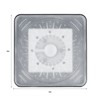LED Shower Head, Shower Head, 7 Colours, Changing Romantic Light,