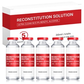 5 Pack - Rec, Premium Glass Vials -30ML