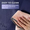 AmazerBath Navy Blue Shower Curtain, Thick PEVA, Heavy Duty Waterproof