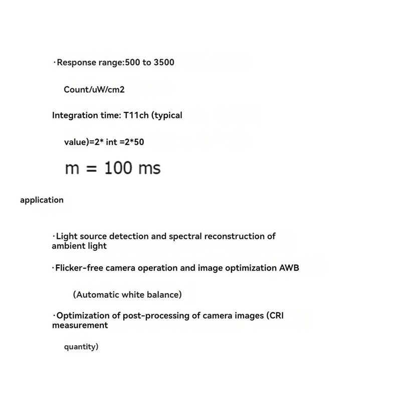 SweetSerenade Visible Infrared Color Spectrometer AS7341-V2 Sensor Module Color Temperature