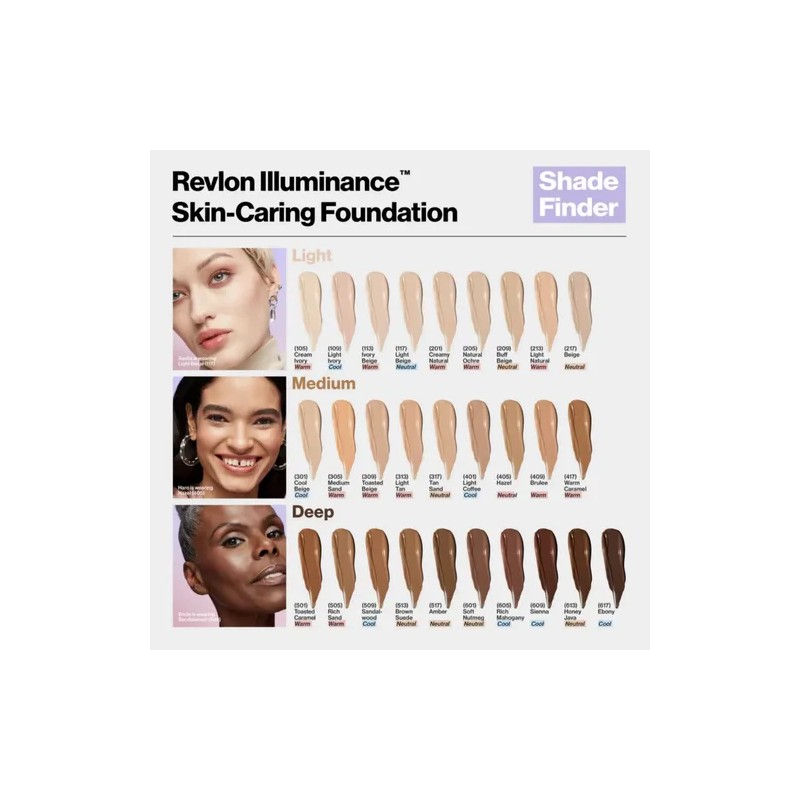 Revlon Illuminance Skin-caring Foundation 5% Acid Hialuronic