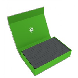 Feldherr Magnetic Box green with 40 mm pick and pluck foam compatible with custom projects