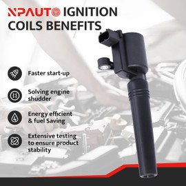 Ignition Coil Pack Set of 8 Replacement for V8 3.9 Ford Thunderbird, 4.0 Lincoln LS, Jaguar S Type, 2000 2001 2002 2003 2004 2005, FD506 DG515
