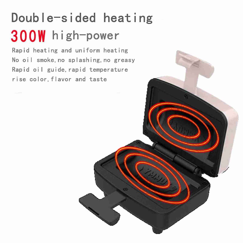 Breakfast Sandwich Maker Compact Electric Sandwich Maker with Non Stick