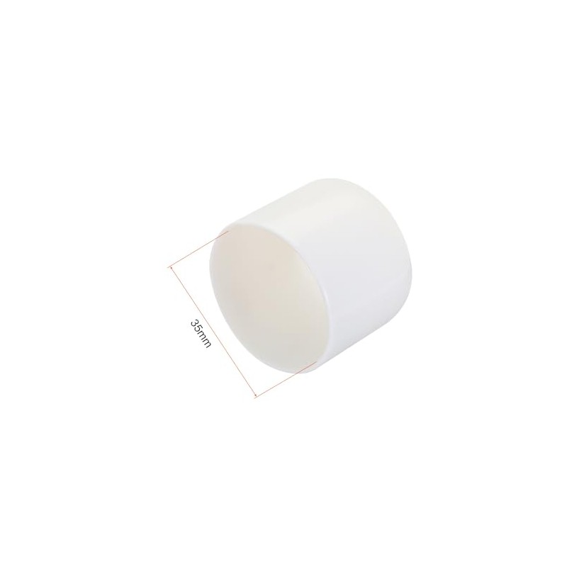 QUARKZMAN 10pcs Rubber End Caps 35mm ID Vinyl Round Tube