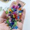 Xinhongo Crystal Glass Beads 50 Pieces 10mm Round 96 Faceted