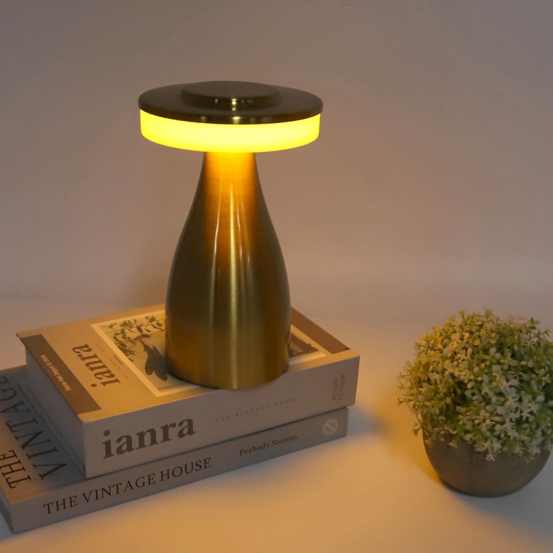 LED Table Lamp Touch Control 3 Mode Dimmable USB Rechargeable