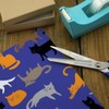 GRAPHICS & MORE Crazy Cat Pattern Gift Wrap Wrapping Paper