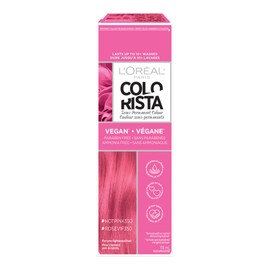 L'Oreal Paris Colorista Semi Permanent Hair Color for Bleached or Blonde Hair, Color Depositing Hair Mask Formula, Hot Pink