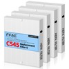 FFAC 4 Pack C545 Replacement HEPA Filter Compatible with Winix