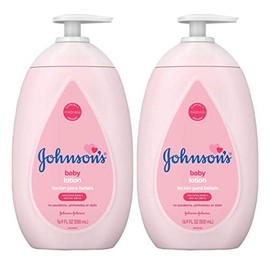 Johnsons Baby Lotion 16.9 Ounce Pump (500ml) (2 Pack)