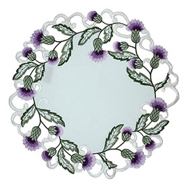 Justina Claire Large Doily in a Highland Glen Design.
