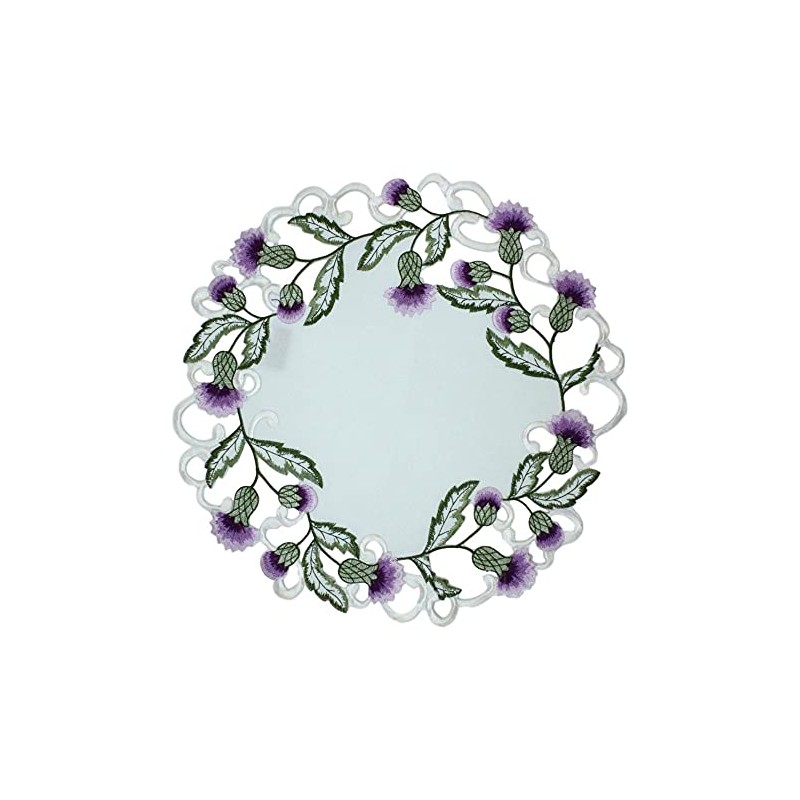 Justina Claire Large Doily in a Highland Glen Design.