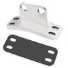 JERBOR Cab Lower Exhaust Stack Bracket Stainless Fits for Peterbilt