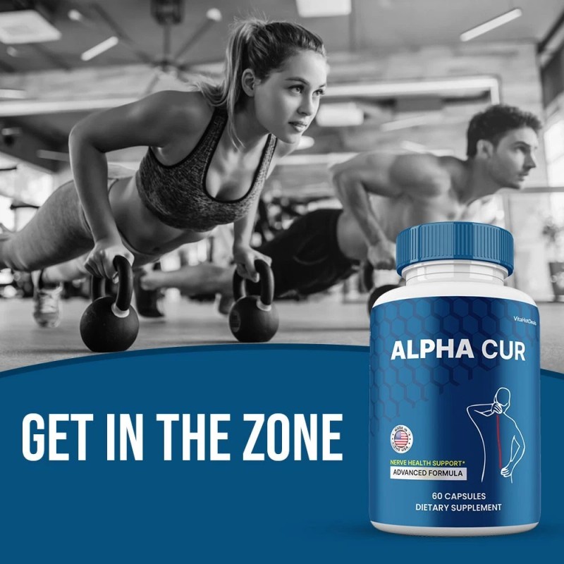 AlphaCur Alpha Cur Capsules, Nerve Health Formula, AlphaCur Supplement (5