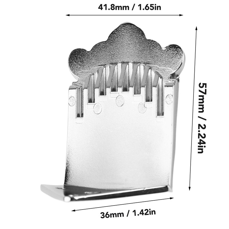 Mandolin Tailpiece 8 String Bridge Zinc Alloy Instrument Accessory for