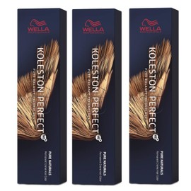 Wella Koleston Perfect ME+ 5/00 Light Brown Natural Intensive 60 ml Pack of 3