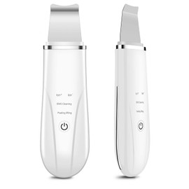 TECHVIDA Limpiador Facial Ultrasónico, Exfoliación Facial Ultrasónica Skin Scrubber USB Recargable con 4 Modos para Limpiar los Poros y Cuidar la Piel