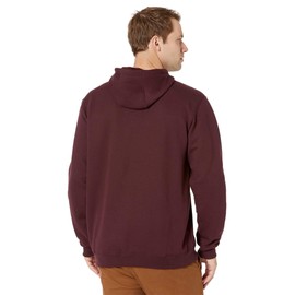 Carhartt Men's Loose Fit Midweight Logo Sleeve Graphic Sweatshirt (Also Available in Big & Tall), Port, 4X-Large
