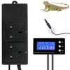 XIEHUZA Digital Dimming Thermostat, Day & Night Timer Reptile Temperature