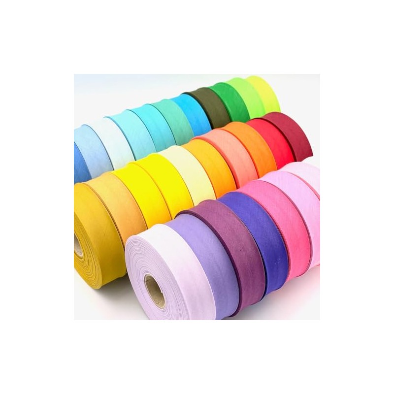 Craft Cult 40mm Wide Plain Bias Binding Tape - 25