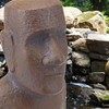 VFM - Easter Island Bronze Bust Head 12" Zen Garden