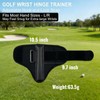 Golf Wrist Brace,Adjustable Golf Wrist Training Aid Professional Swing Trainer