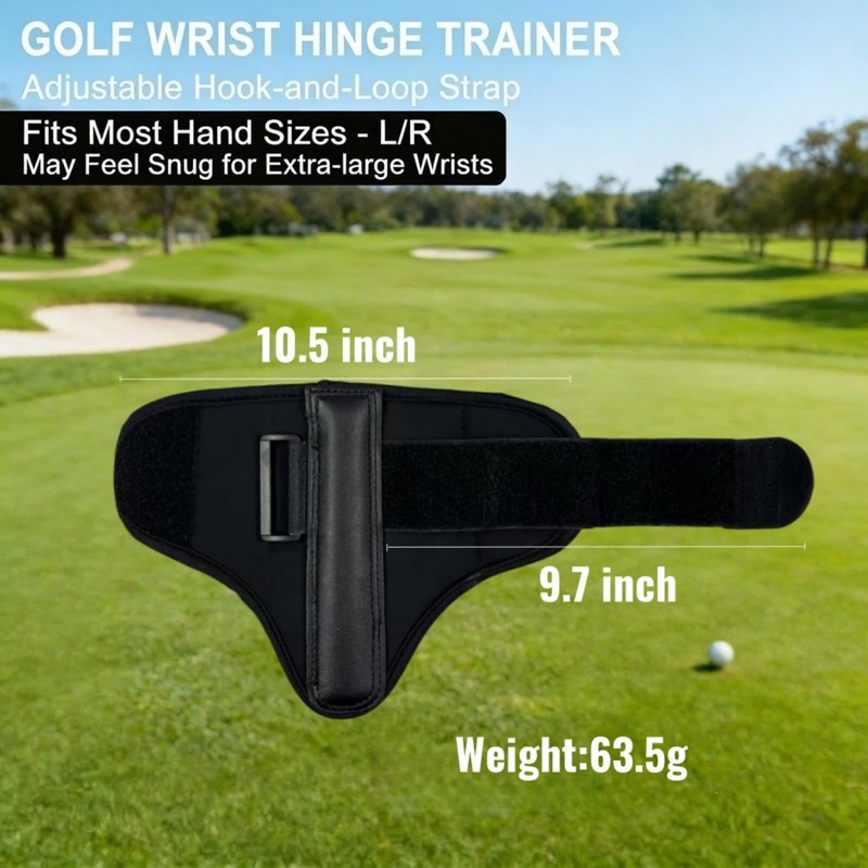 Golf Wrist Brace,Adjustable Golf Wrist Training Aid Professional Swing Trainer