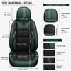 2-Piece Universal Front Car Seat Covers – Full-Cover Artificial Leather