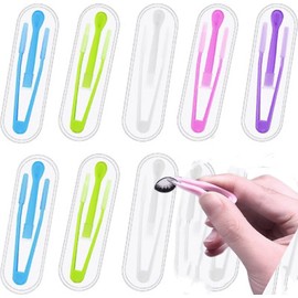 DPWOUM 5PCS Colorful Contact Lens Tool Case Set Remover and Inserter, Contact Applicator with Soft Tip, Suitable for Contact Lens User Practical Tools