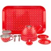 DINETTE Metal: Red with Dots