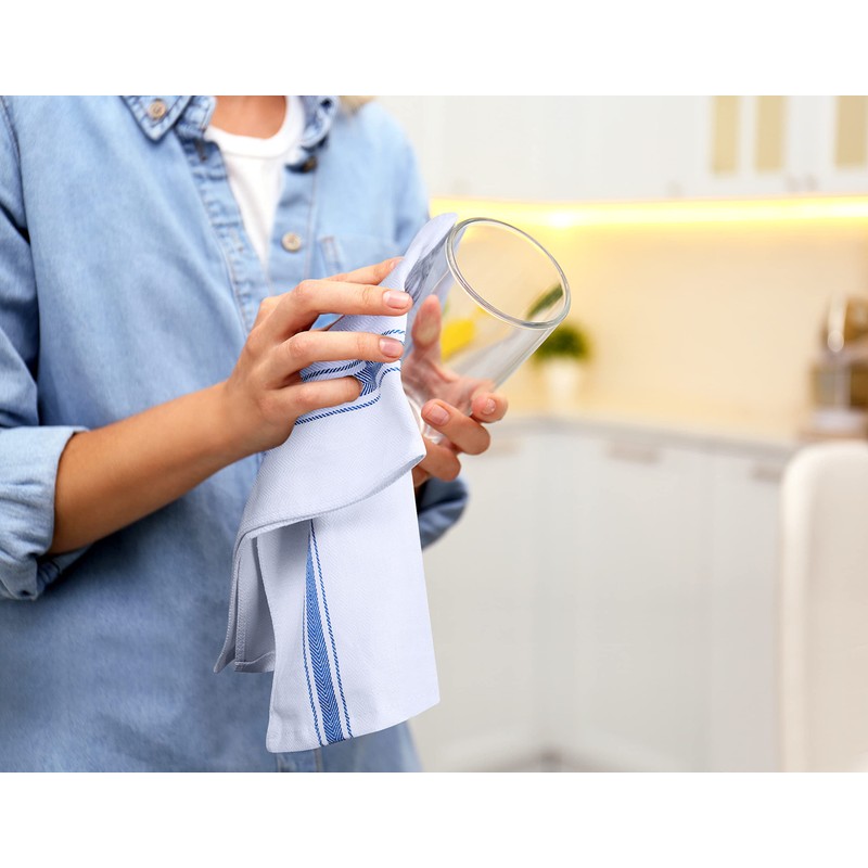 Utopia Towels Green Dish Towels [12 Pack - 15 x