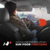 A-Premium Left & Right Sun Visor Compatible with Hyundai Elantra